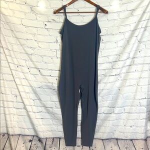 Aritzia TnAction TnaBUTTER Gray Rhythm Aerobics Jumpsuit Size X-Large